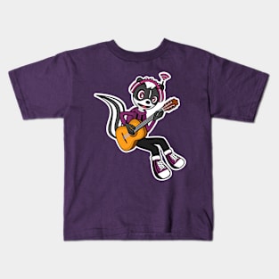 Melody the Guitarist Skunk (Variant 1) Kids T-Shirt